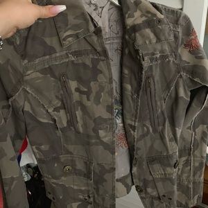 Camo designer jacket